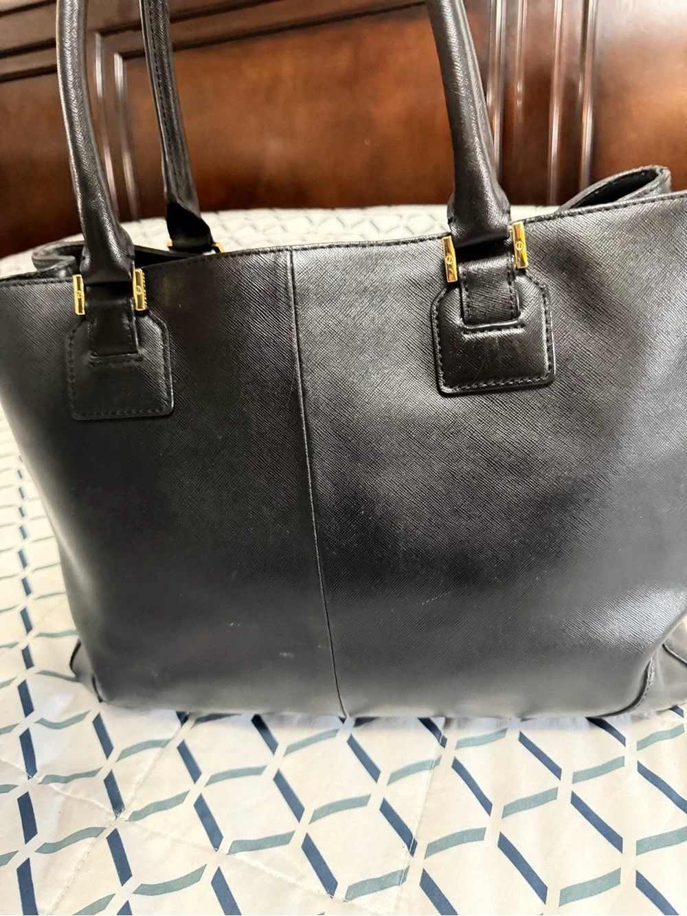 Tory Burch structured leather